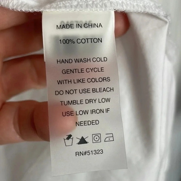 NWT Plus Size Two by Vince Camuto White Embroidered‎ Button-Dow Shirt Size 1X - Picture 6 of 10